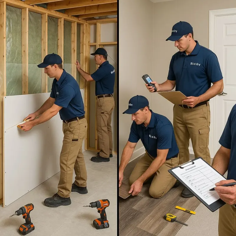 Repairs and Reconstruction process in South Floral Park, NY